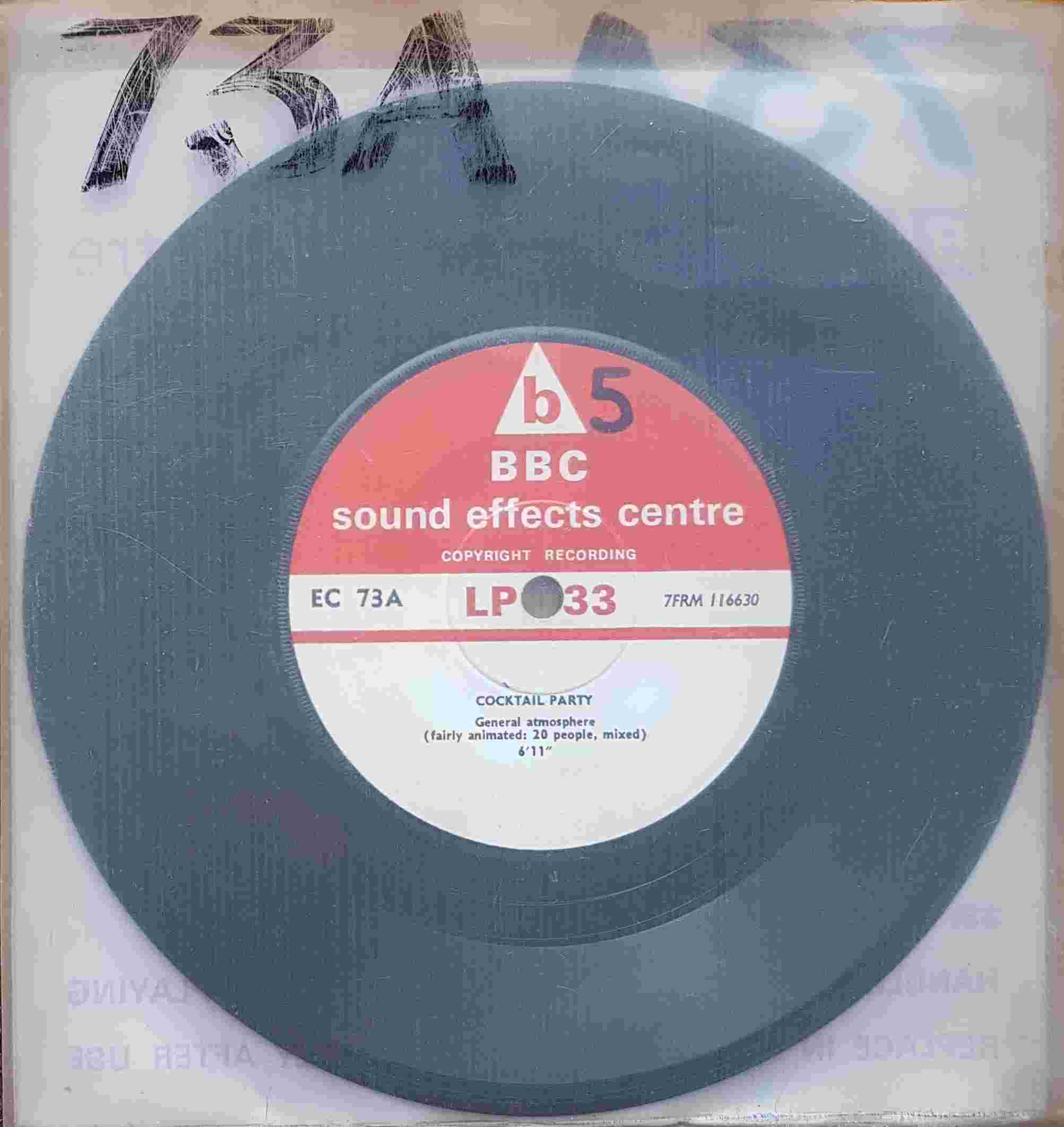 Picture of EC 73A Cocktail party by artist Not registered from the BBC records and Tapes library